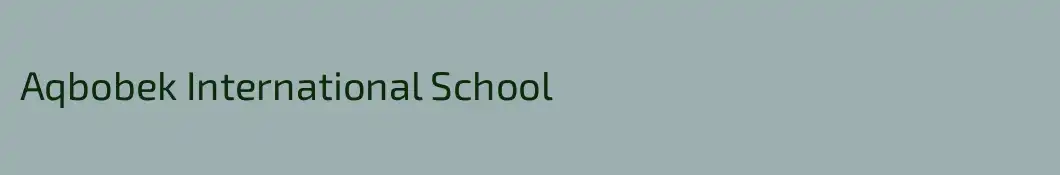 Aqbobek International School 